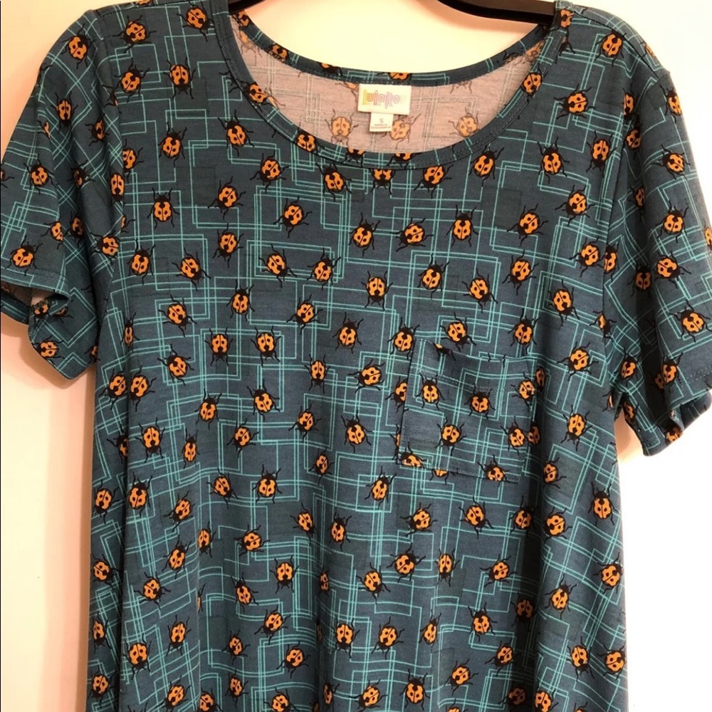 Lularoe Carly ladybugs